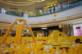 青州黄色百万海洋球