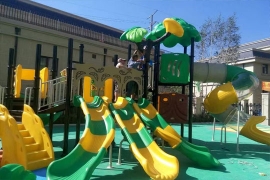 江门幼儿园组合滑梯